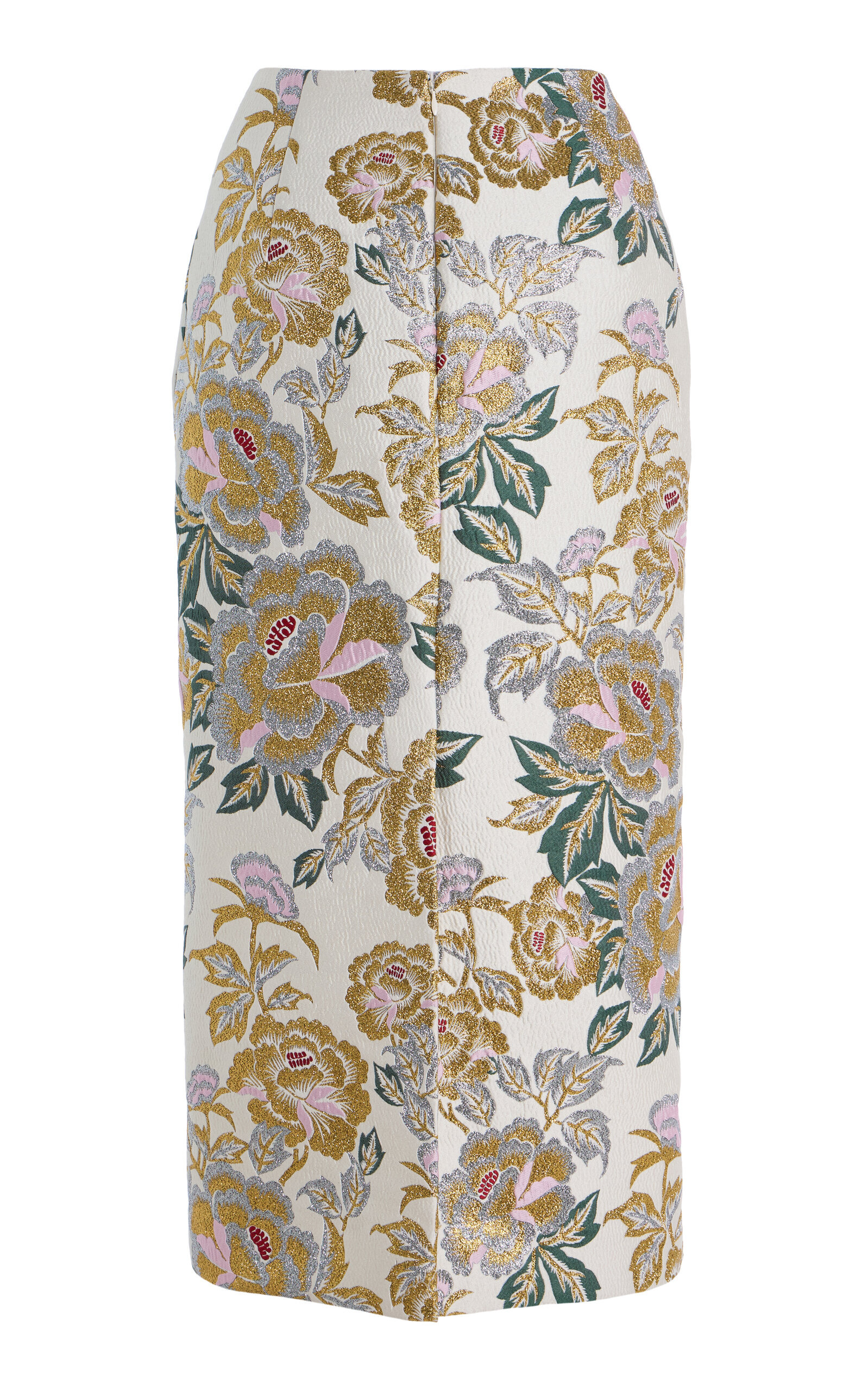 Floral Midi Skirt ivory - 5