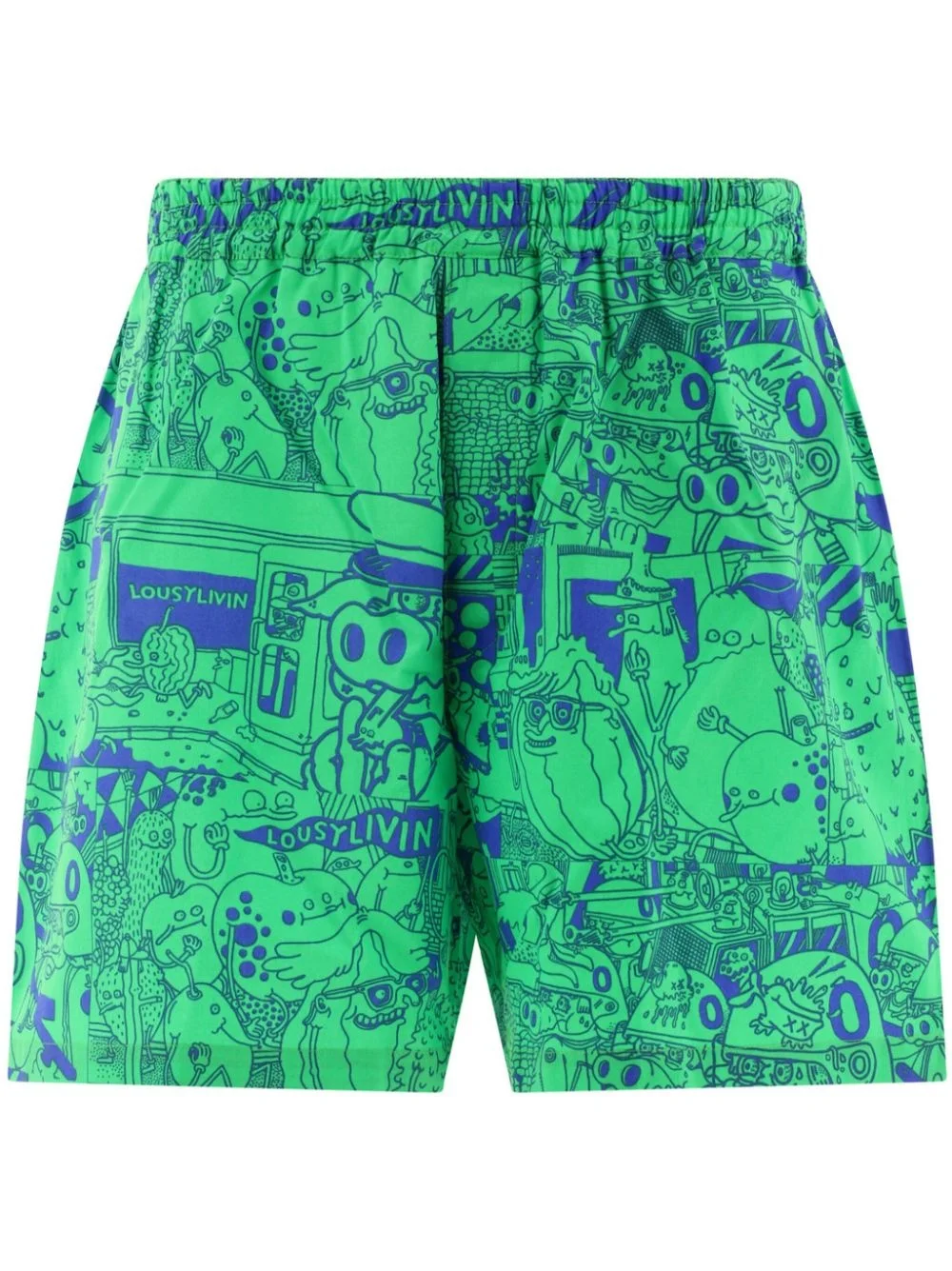 x Lousy Livin cartoon-print shorts - 1