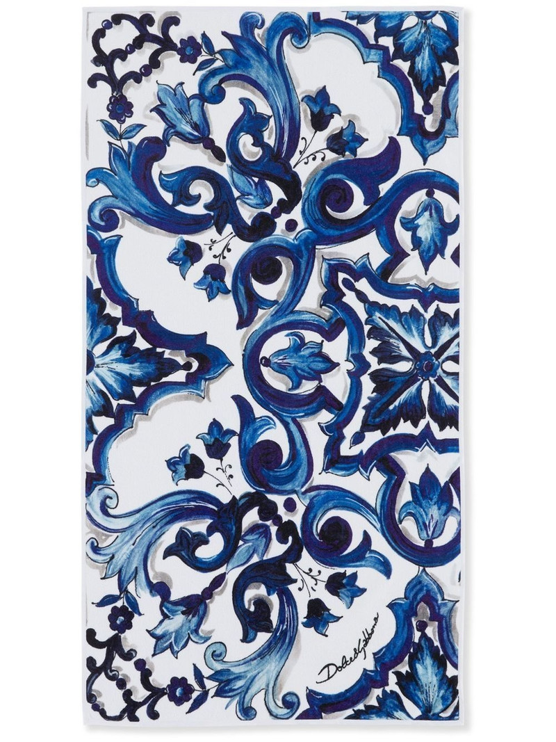 Dolce & Gabbana terry cloth hand towel outlook