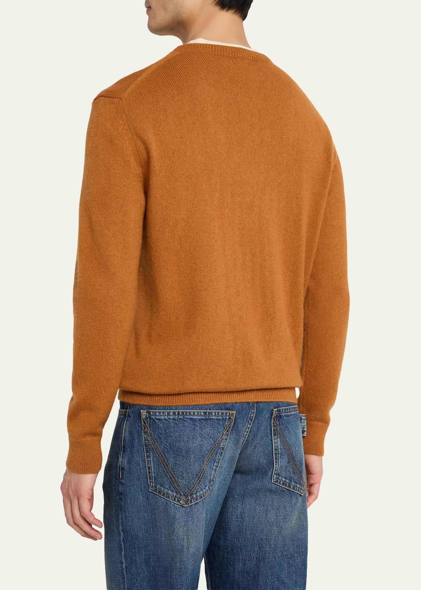 Men's Ares Alpaca-Blend Crewneck Sweater - 3
