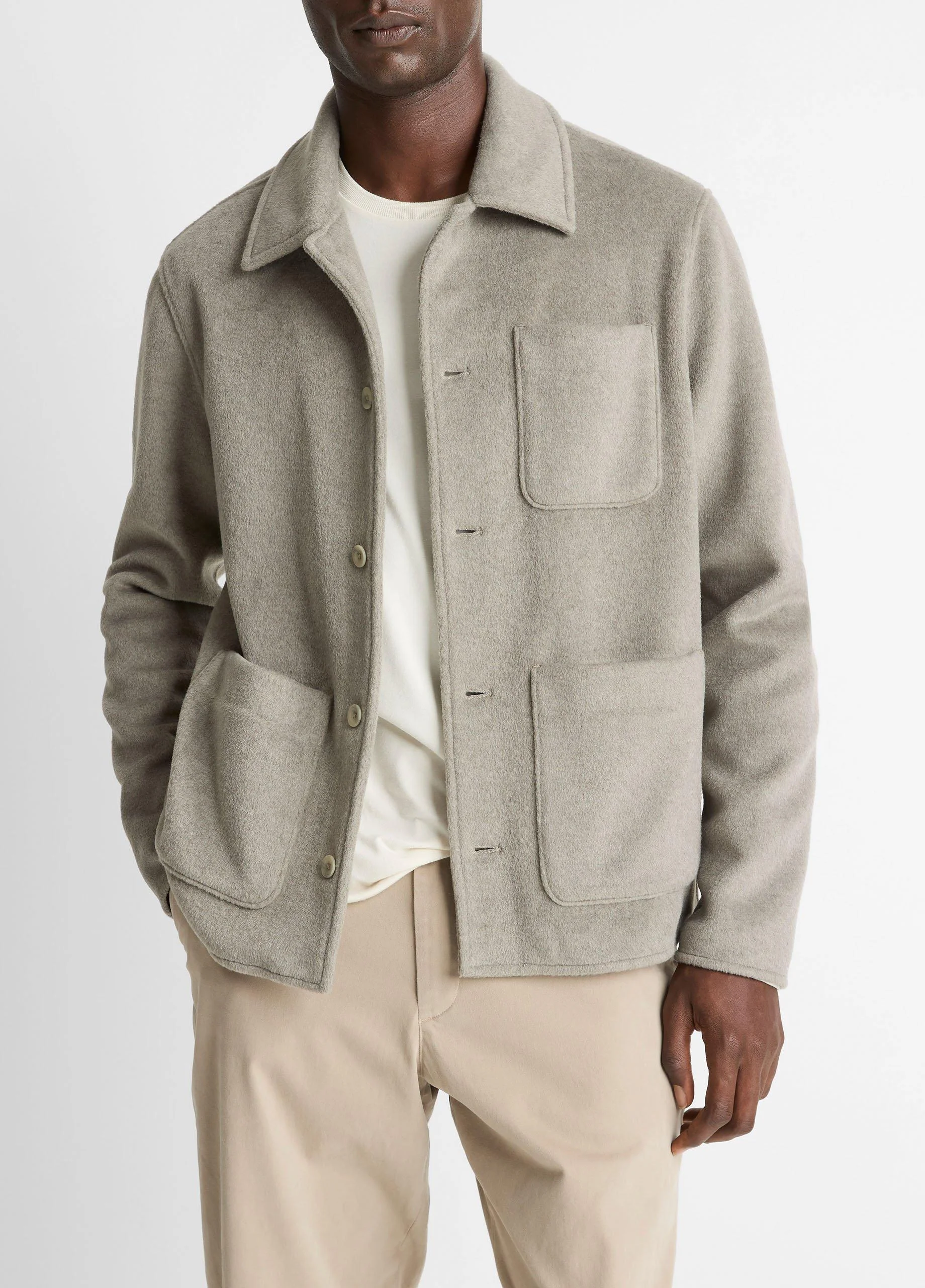 Double-Knit Chore Jacket - 1