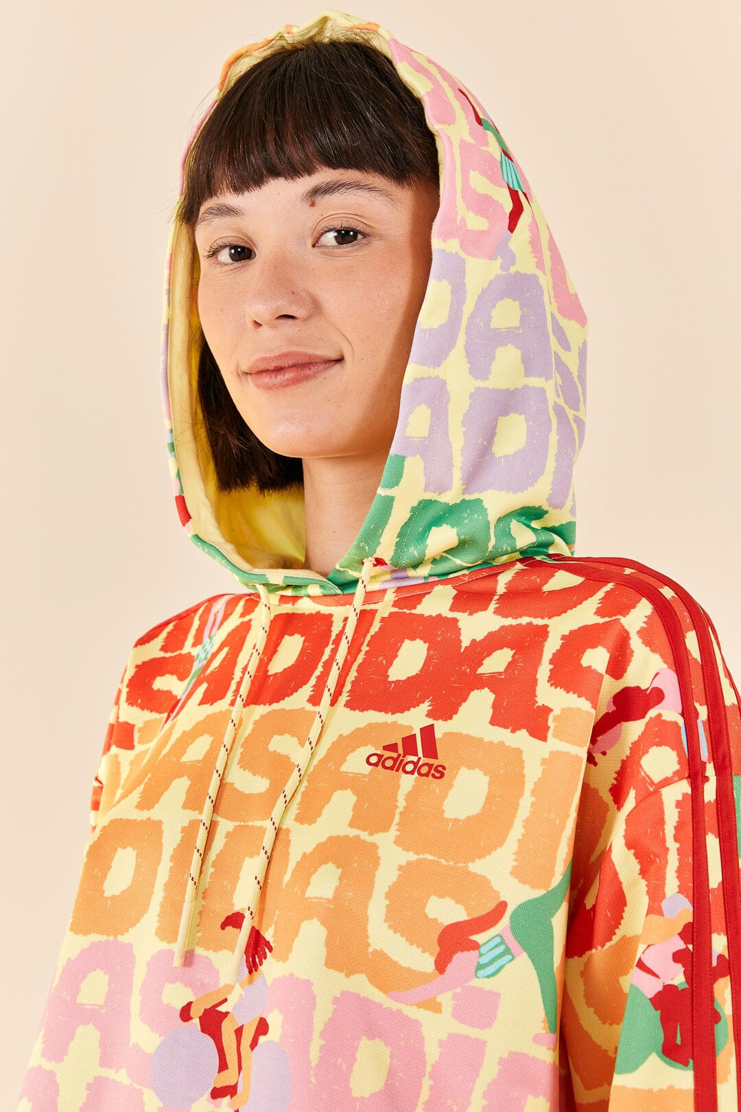 Adidas Farm Hoodie Pearl Citrine - 3
