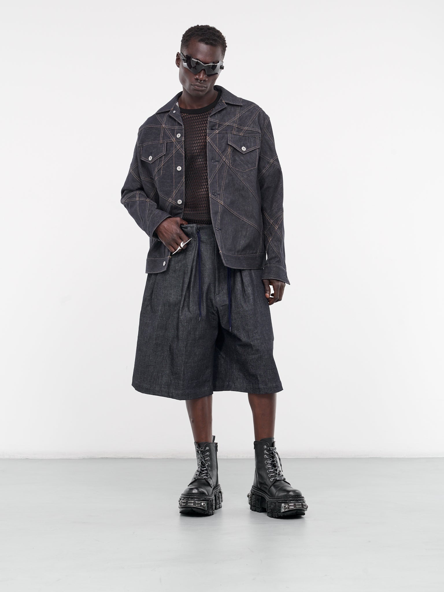 Junya Watanabe MAN Denim Jacket | hlorenzo | REVERSIBLE