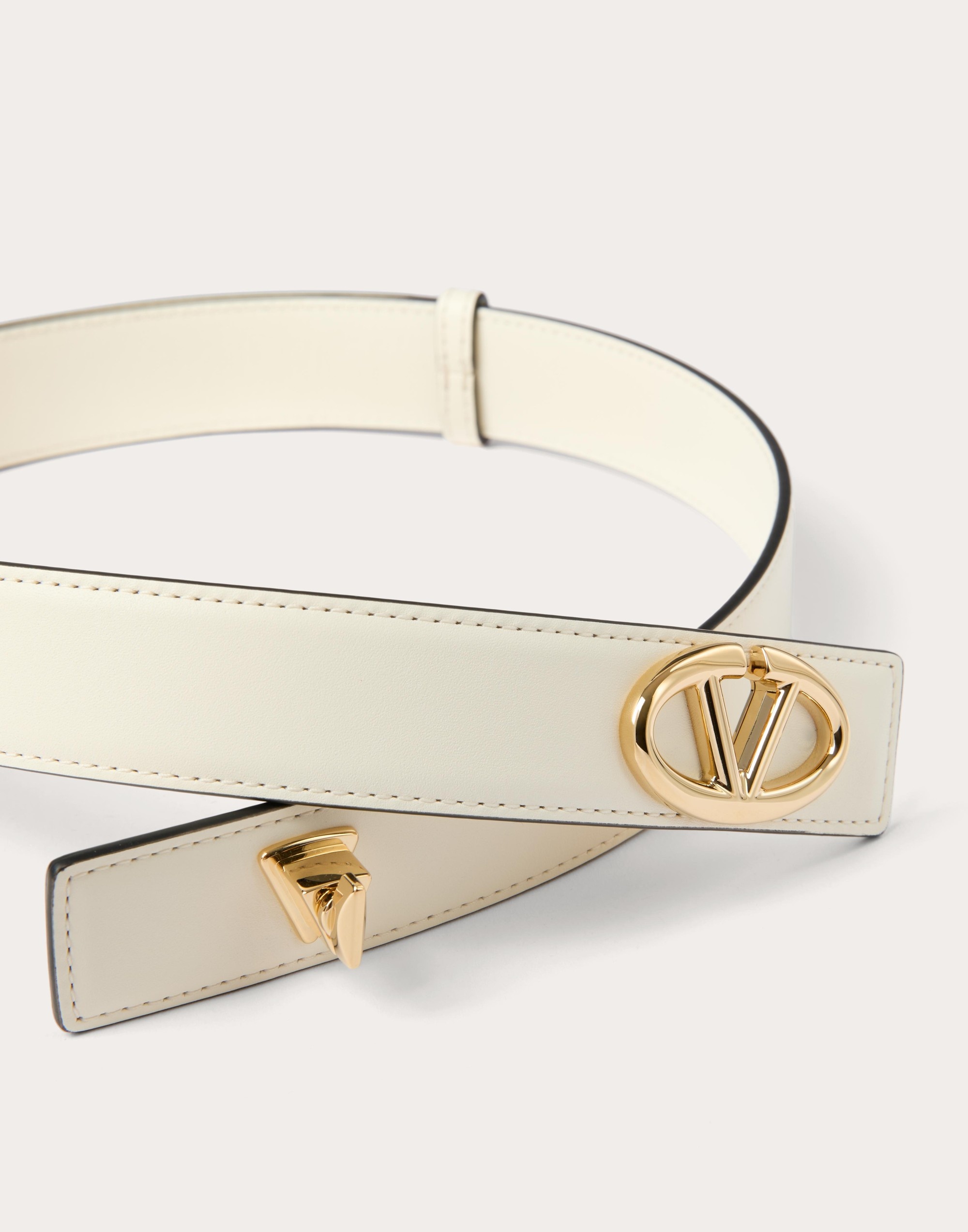 THE BOLD EDITION VLOGO CALFSKIN BELT 30 MM - 2