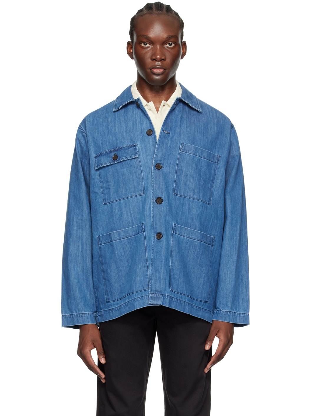 Indigo Dockside Denim Jacket - 1