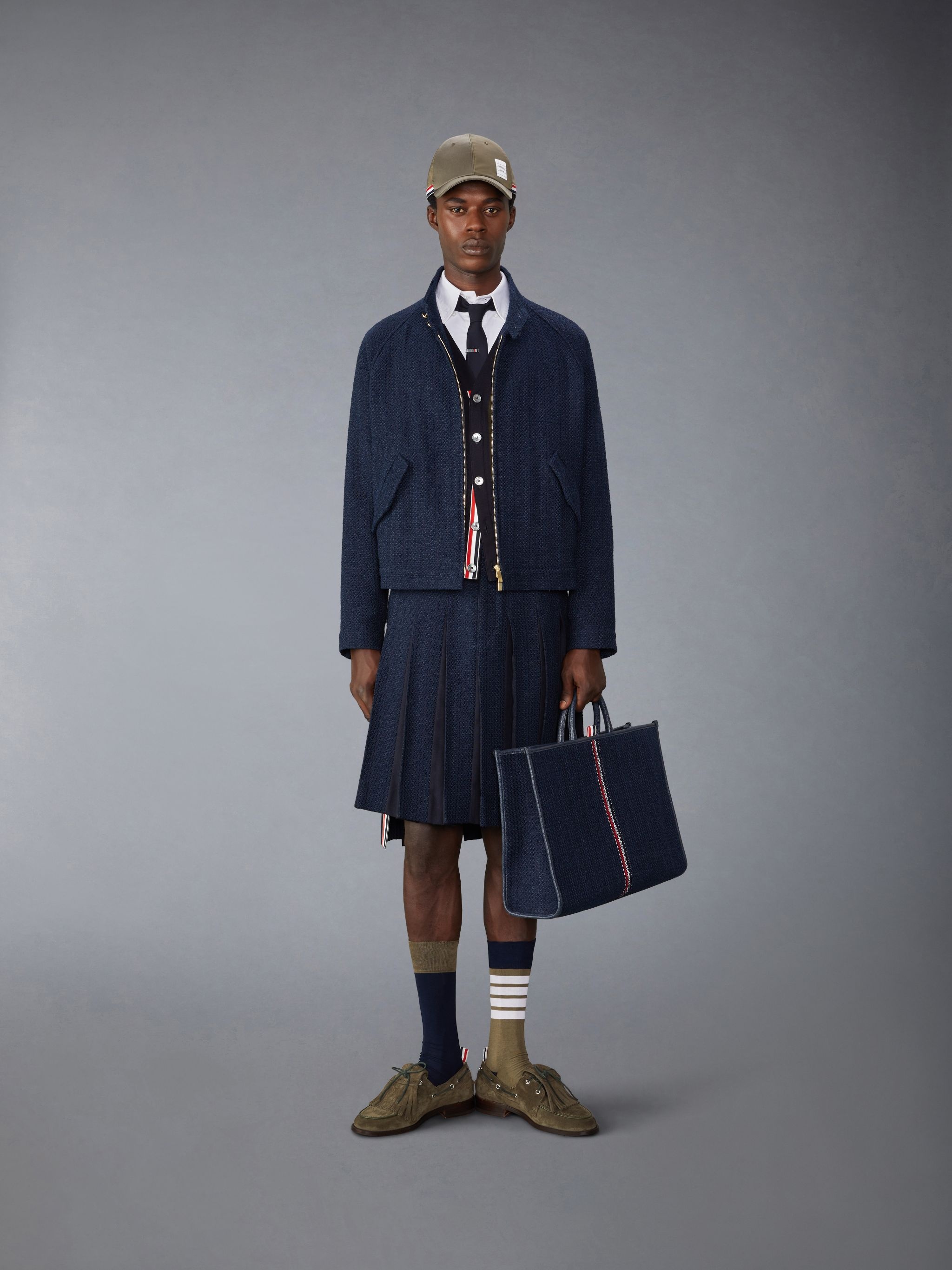 Tweed Raglan Collar Jacket - 3