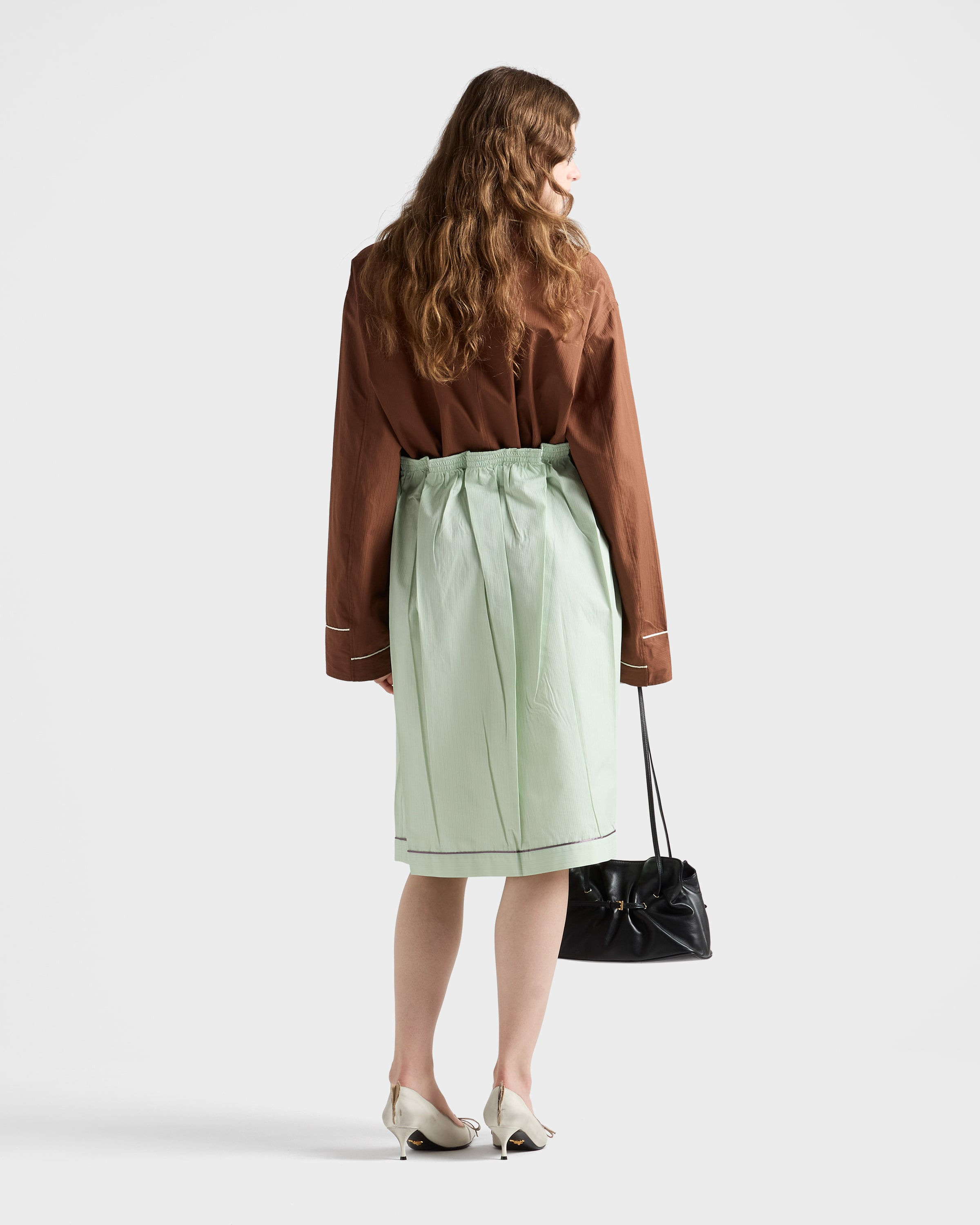 Cotton midi-skirt - 5