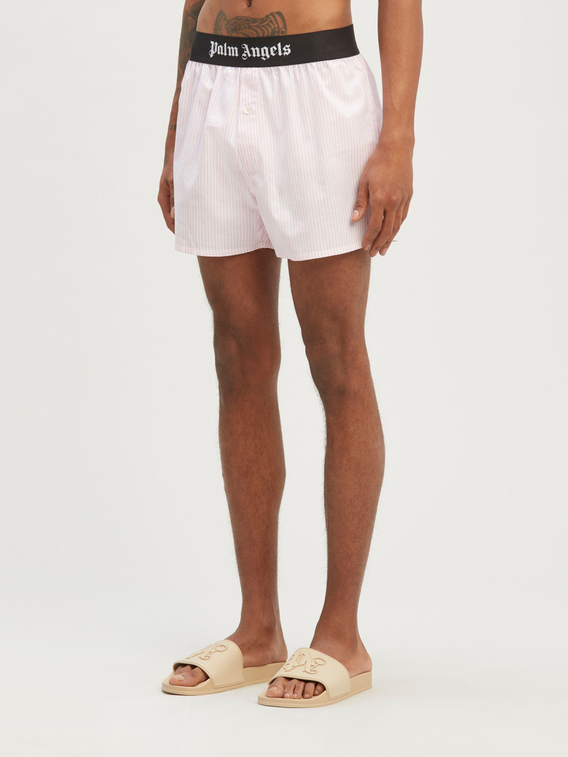 Classic Logo Striped Boxer 4