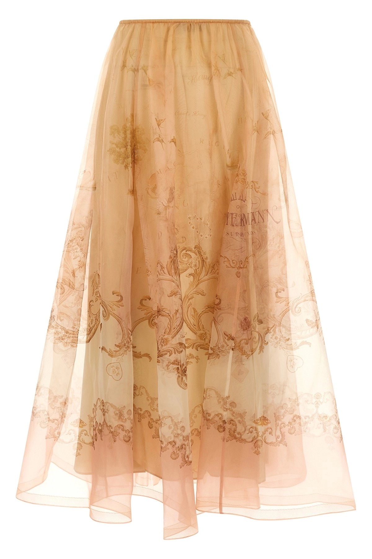 'Hypnotic Organza Maxi' skirt - 3