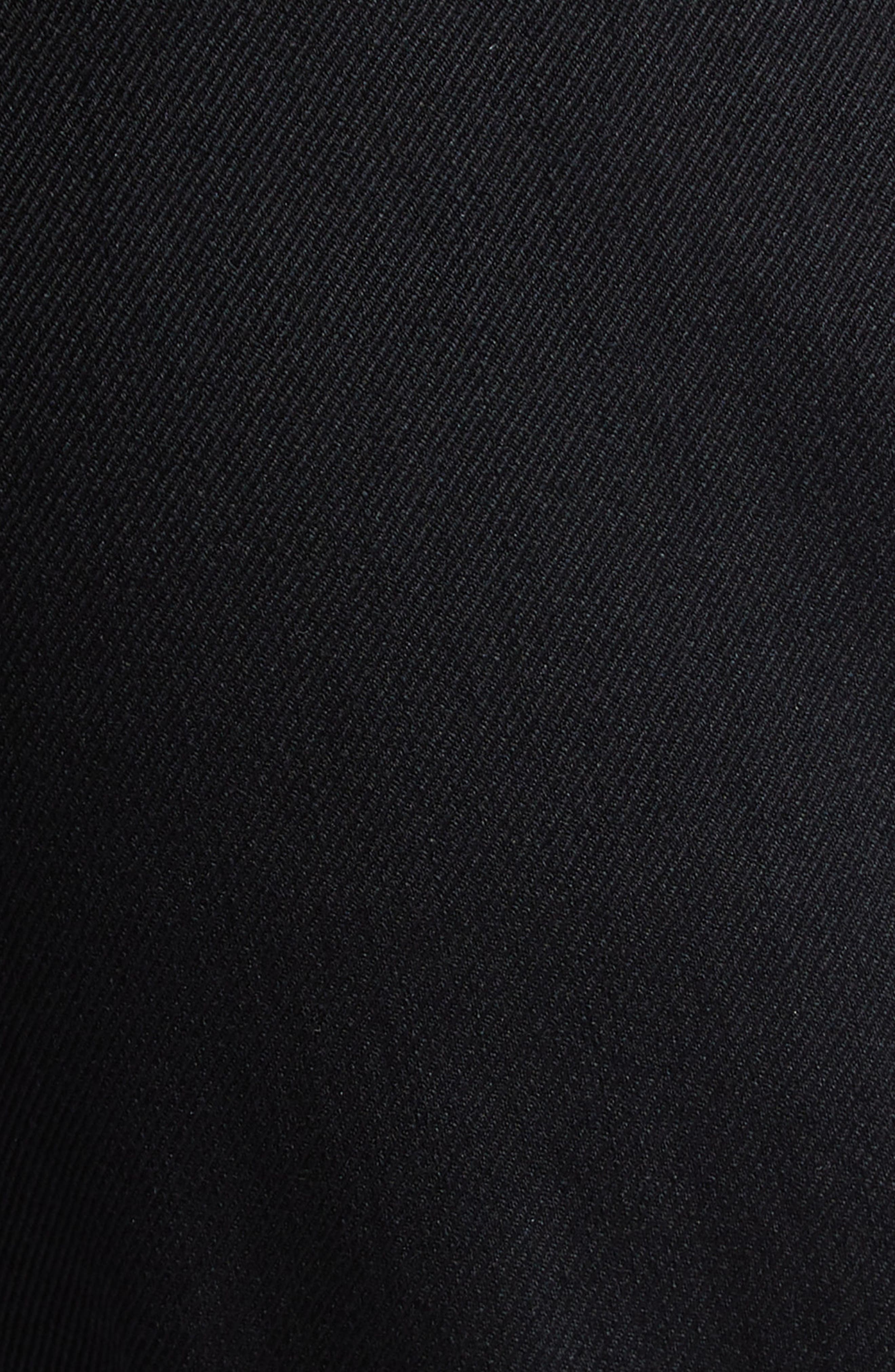 Wool Blend Gabardine Ankle Trousers - 6