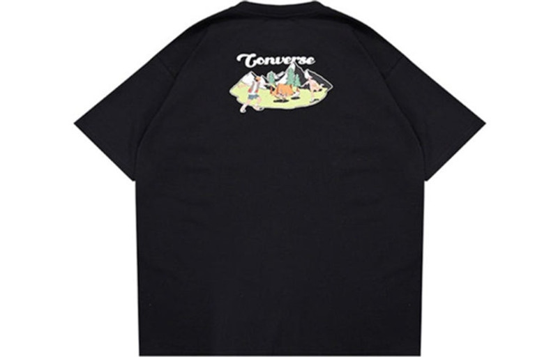 Converse Converse Outdoor Graphic Tee 'Black' 10025882-A02 outlook