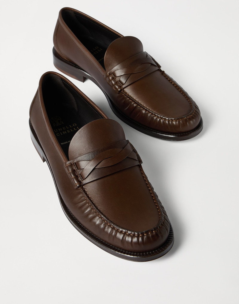 Calfskin loafers 4