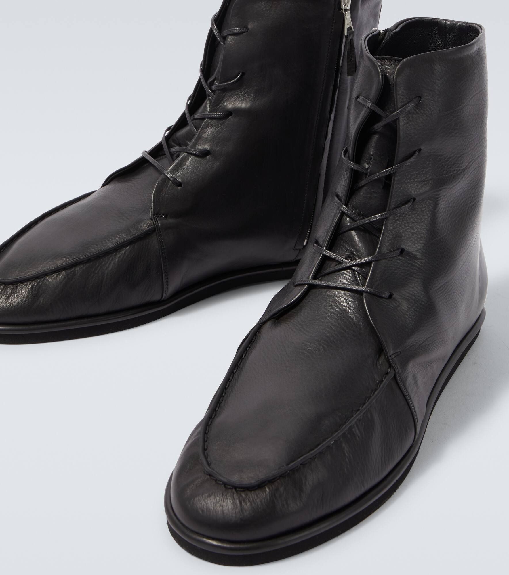 Leather Derby boots - 3