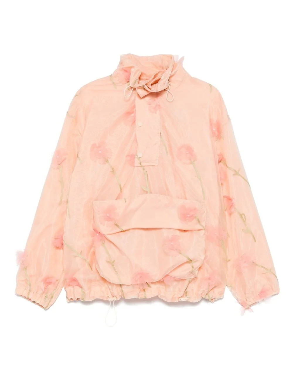 layered cargo flap jacket - 1