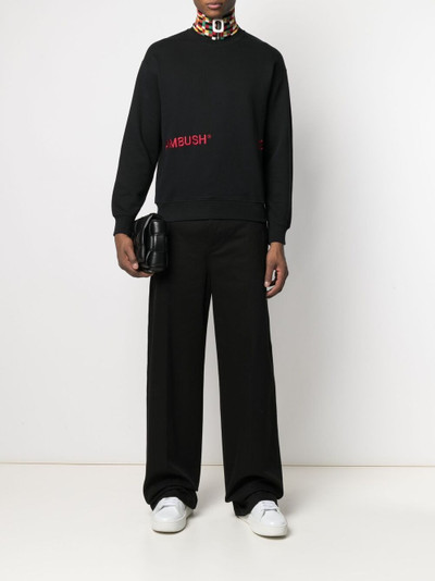 Ambush embroidered-logo long-sleeve sweatshirt outlook