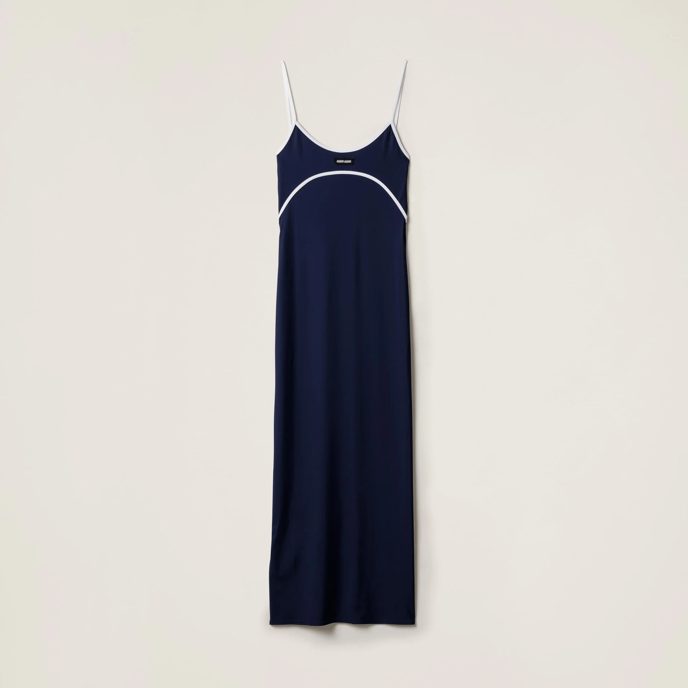 Stretch jersey midi-dress - 1