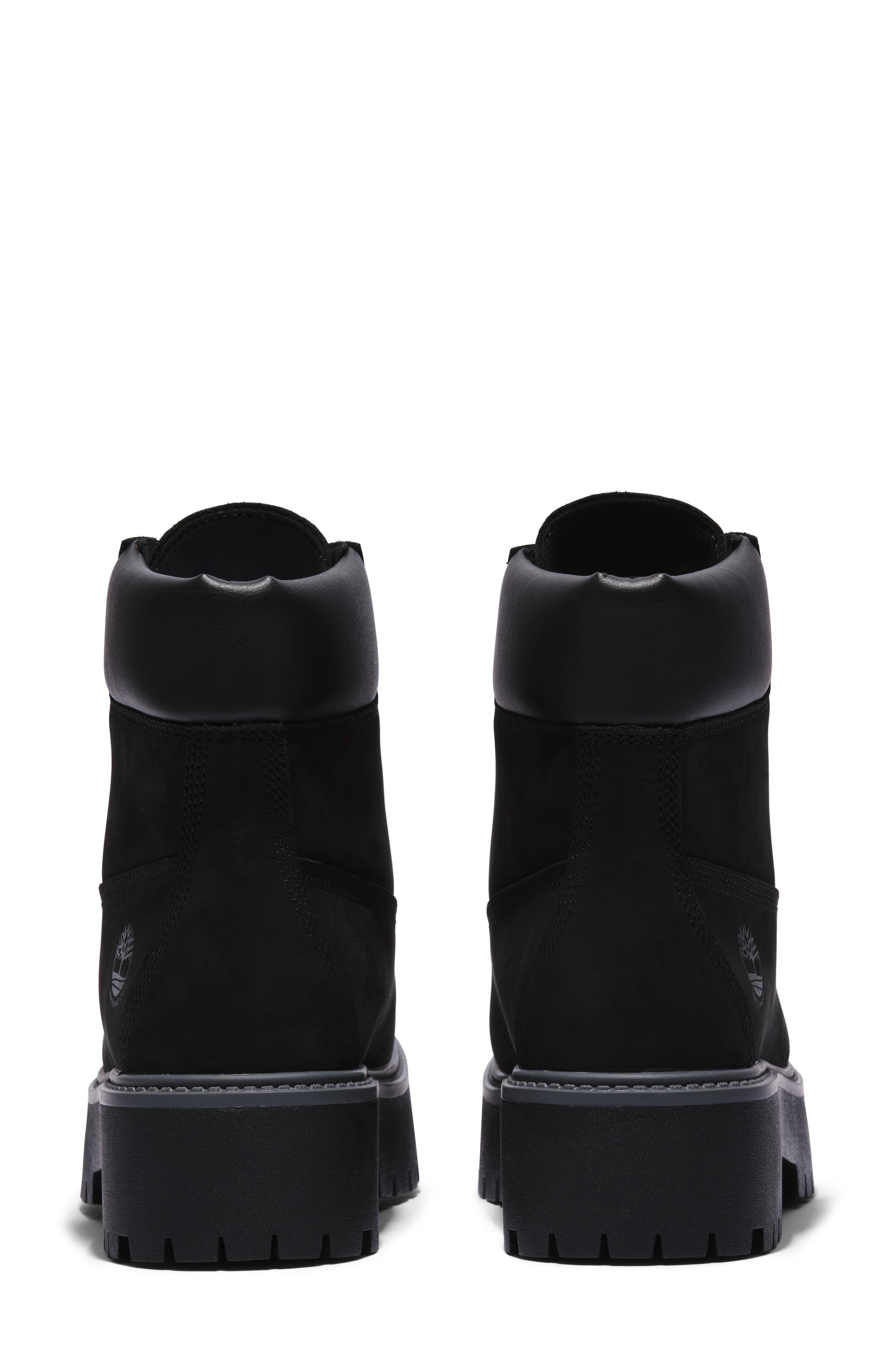 Timberland Stone Street 6-Inch Waterproof Lace-Up Leather Boot in Jet Black at Nordstrom - 5