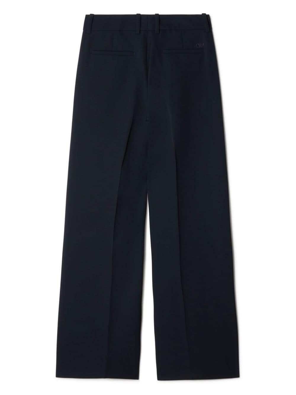 wide-leg wool trousers - 2