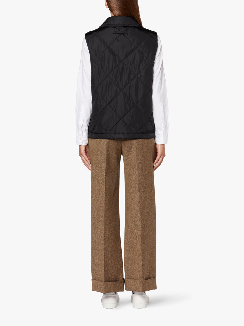 ANNABEL BLACK NYLON LINER VEST | LQV-005 4