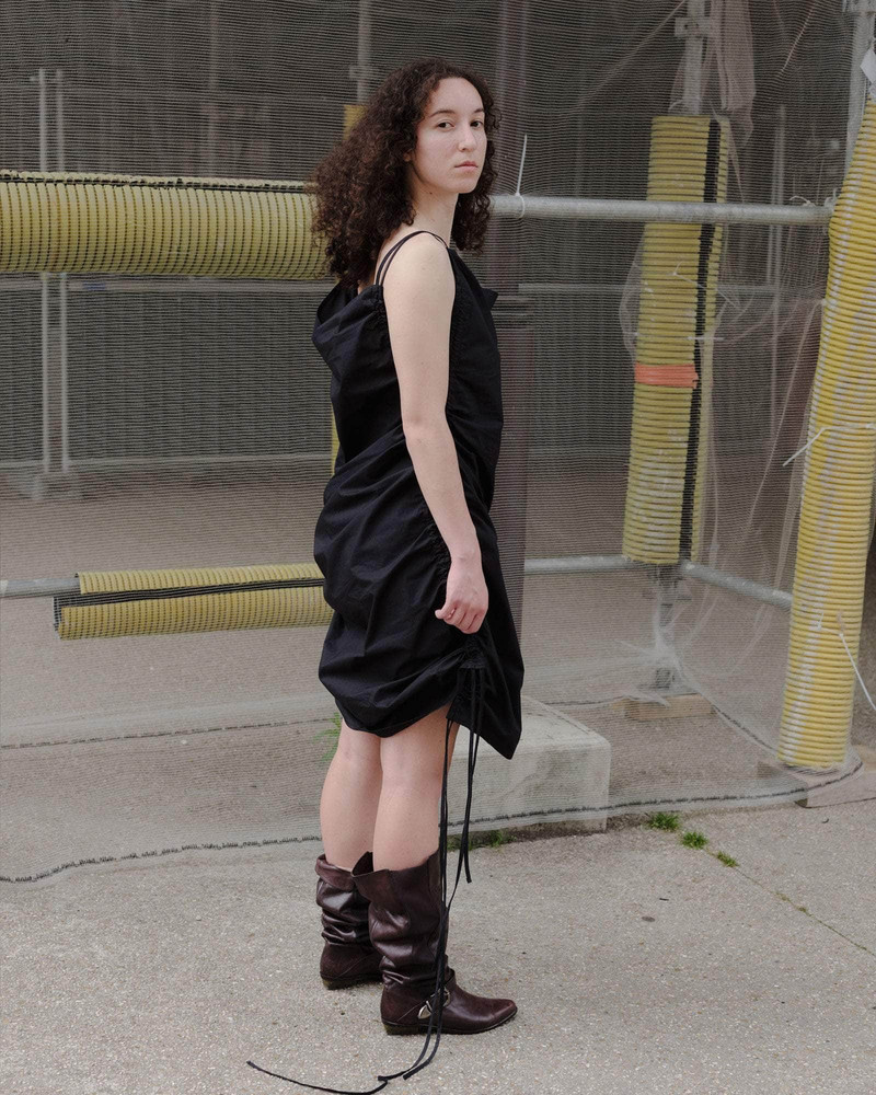 BASERANGE Pictorial Strap Dress - Organic Cotton Poplin outlook