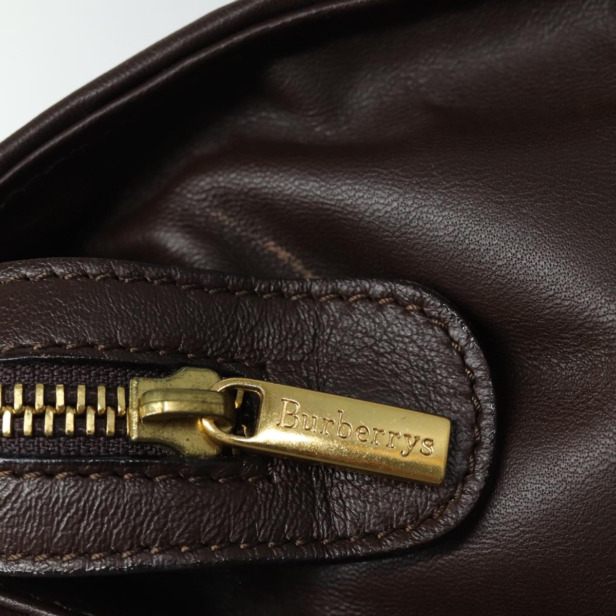 Burberry Nova Check Shoulder Bag Wool Beige Gold - 11