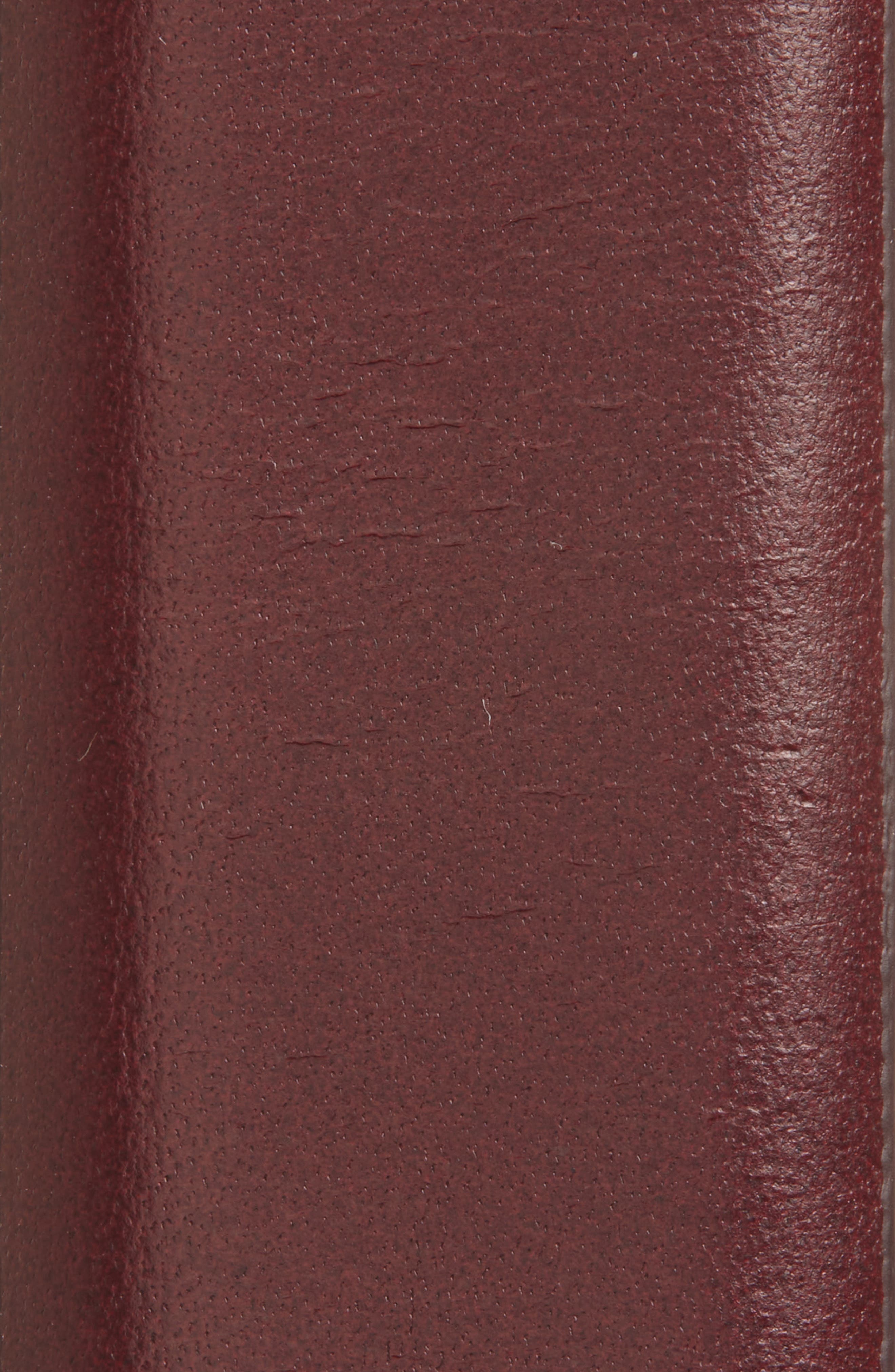 Déhanche Hollyhock Leather Belt in Bordeaux/Silver at Nordstrom - 2