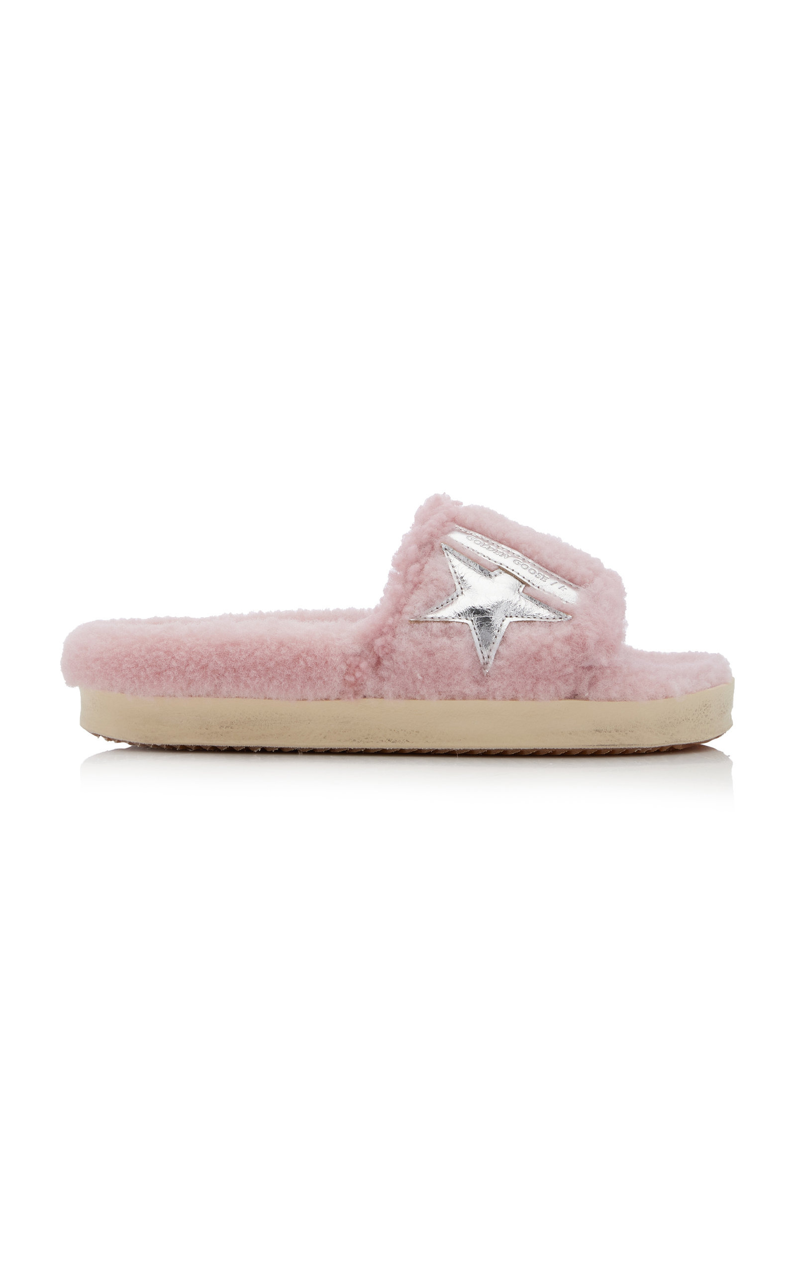 Poolstar Shearling Slide Sandals pink - 1