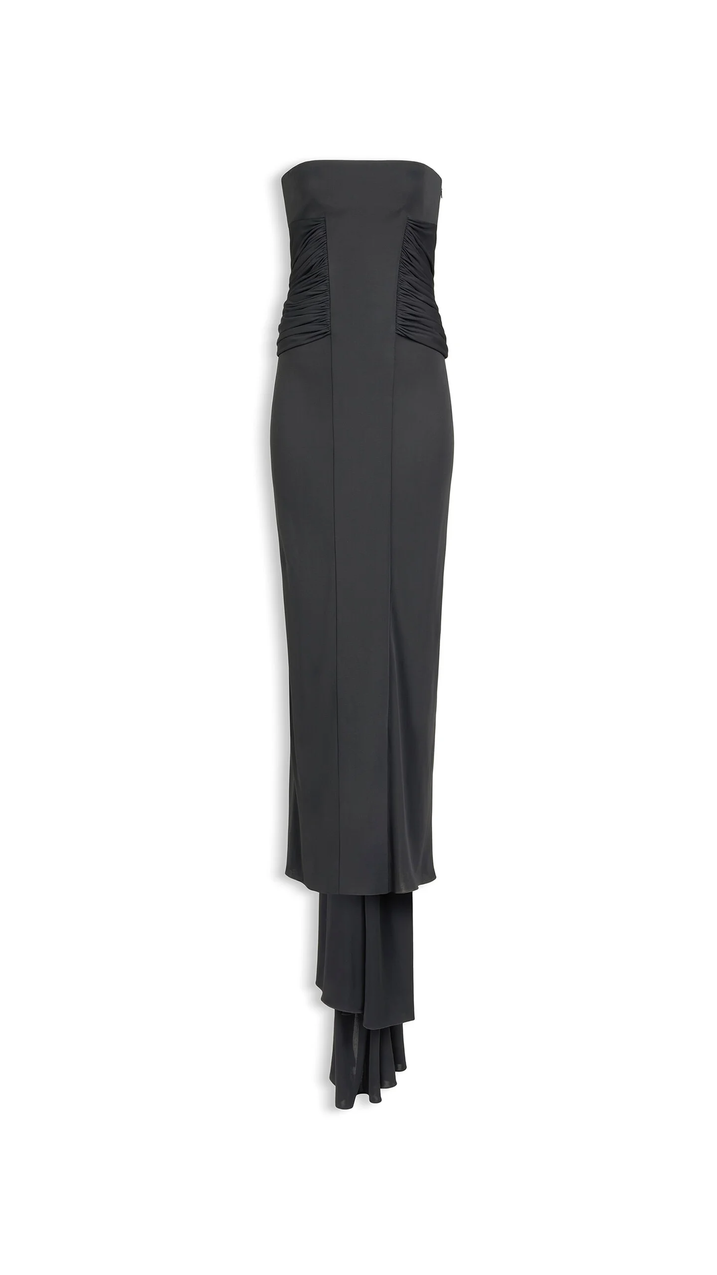BUSTIER JERSEY FLUID DRESS - 1
