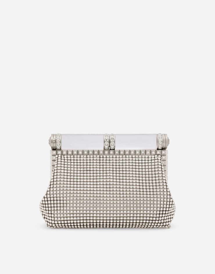 Mesh bag with rhinestone detailing - 1