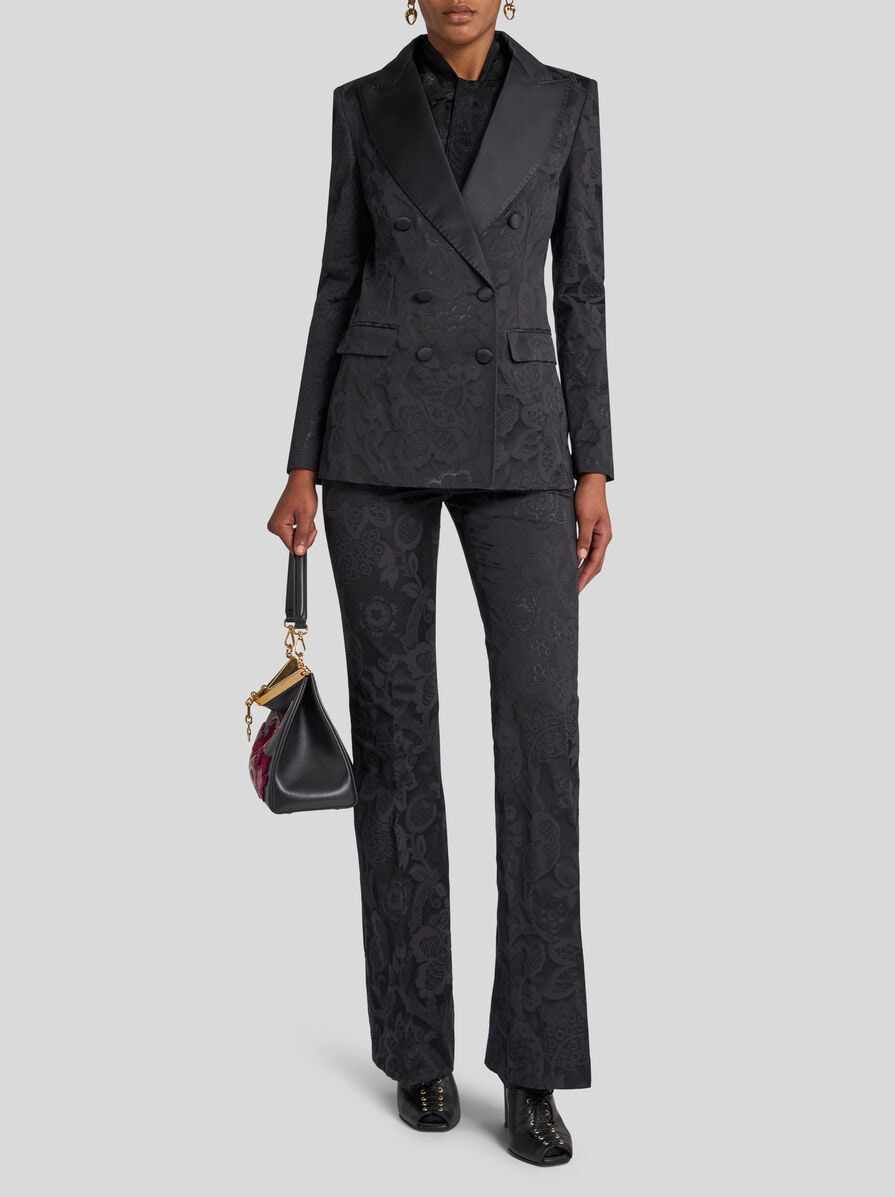 DOUBLE-BREASTED JACQUARD JACKET - 3