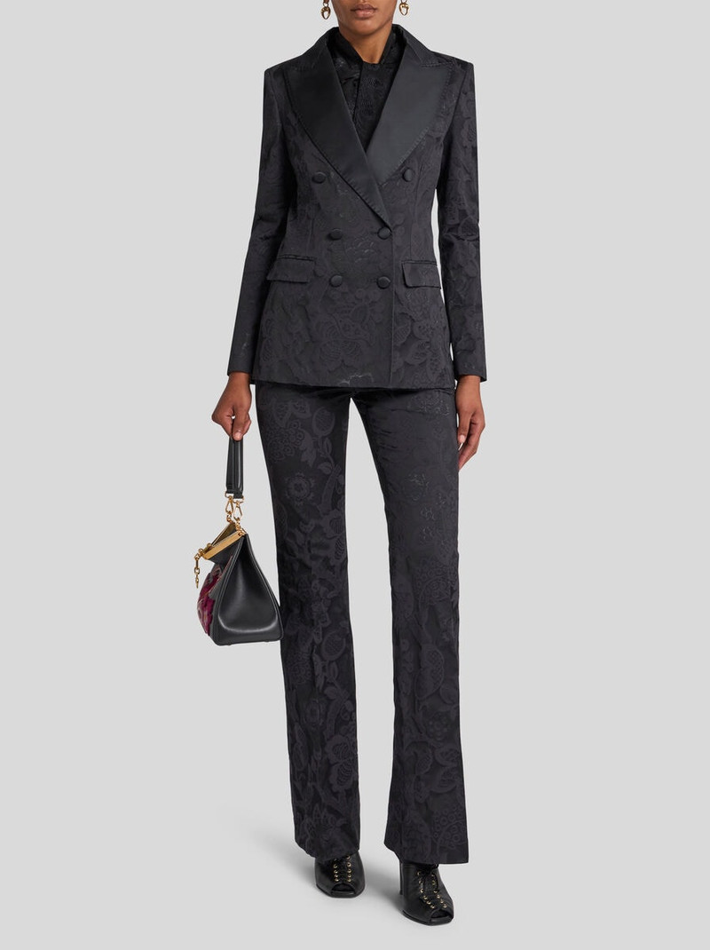 Etro DOUBLE-BREASTED JACQUARD JACKET outlook