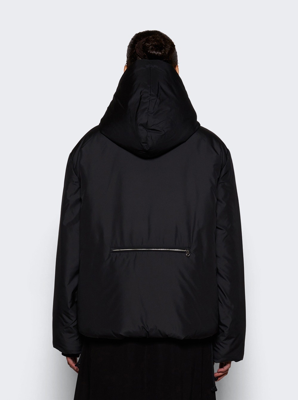 Hooded Puffer Jacket Black - 5