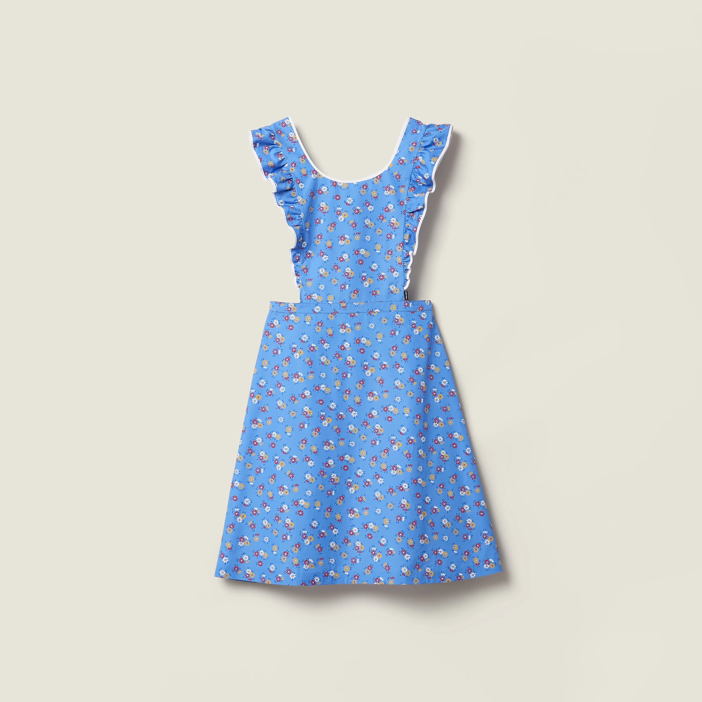 Poplin pinafore dress - 1