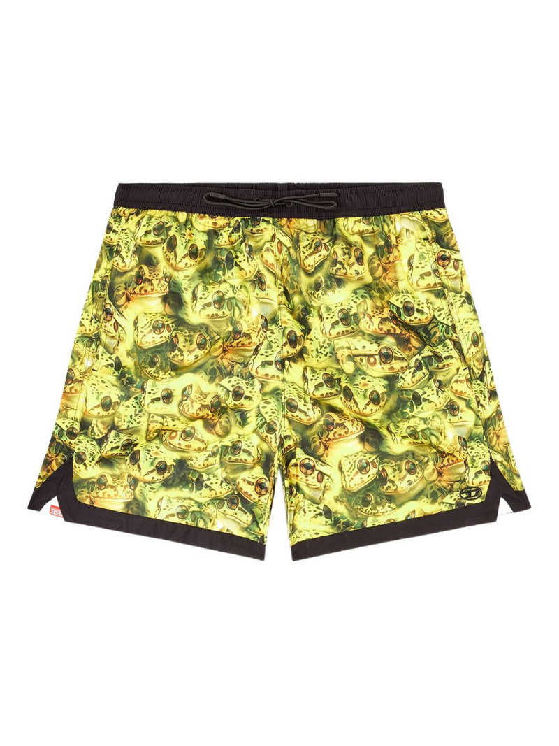 frog-print logo-detail swim shorts 1