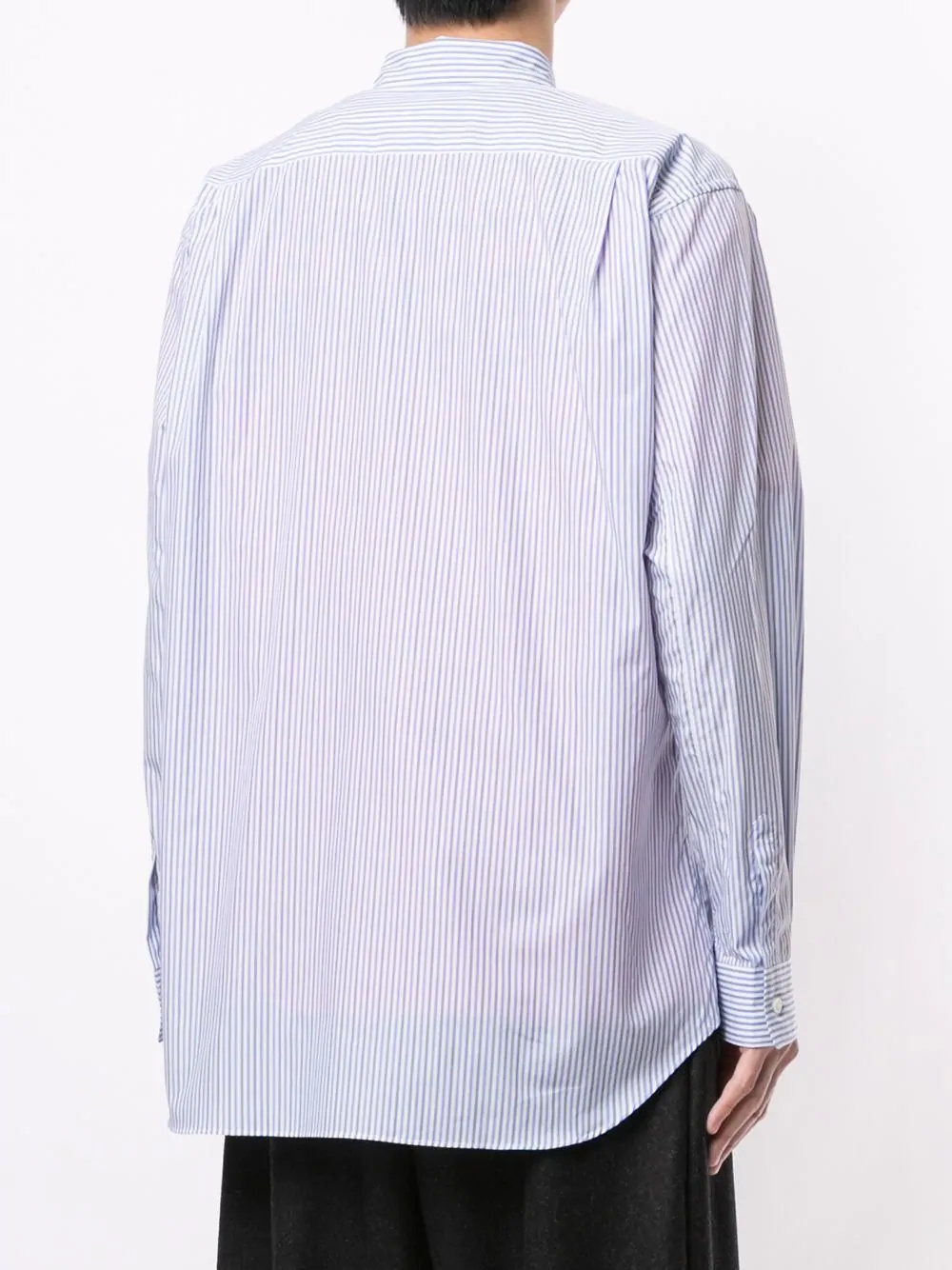 deconstructed striped shirt - 4