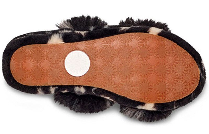 (WMNS) UGG OH Yeah Spots Sandals Black 1118165-BLK 6