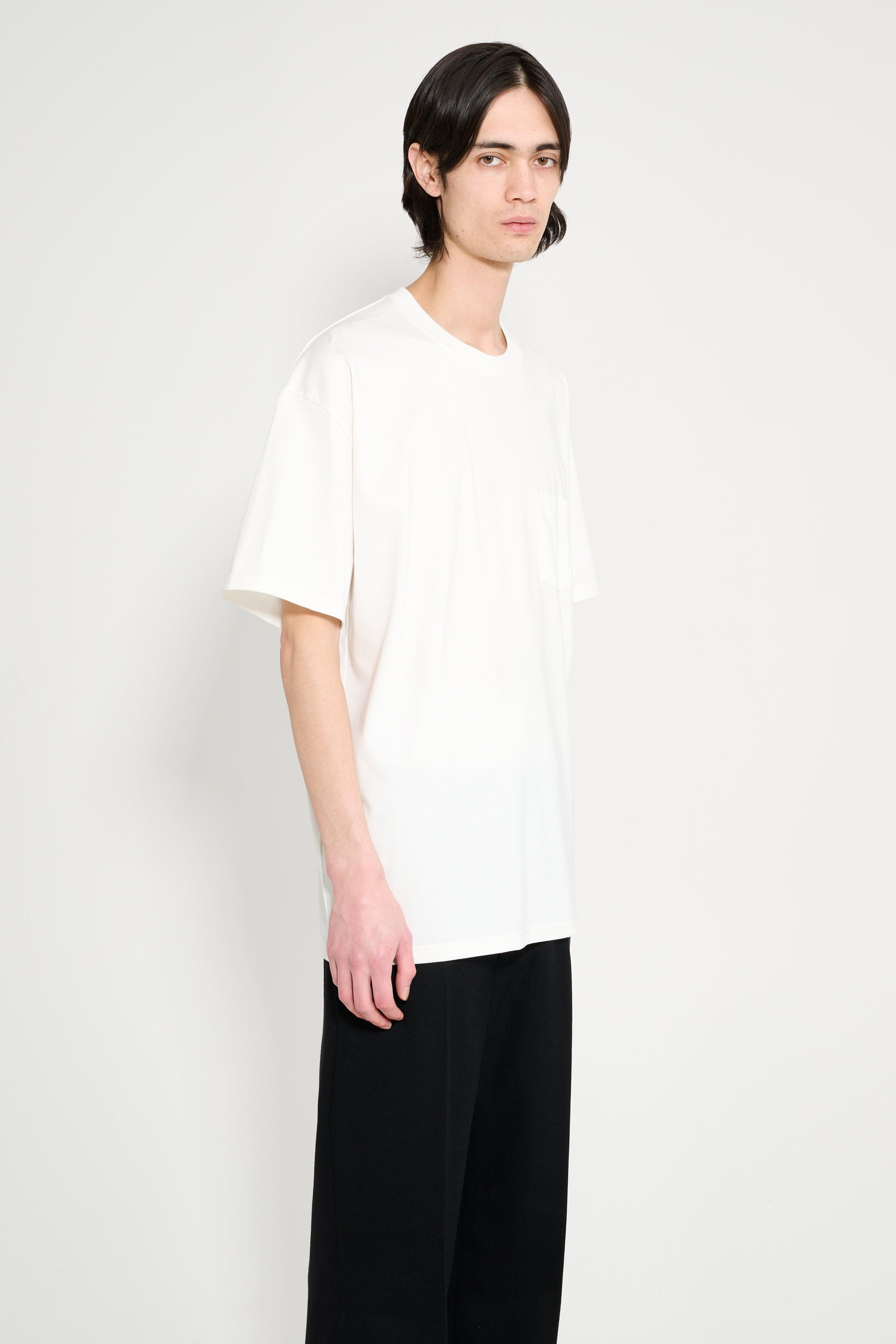 SSSTEIN OVERSIZED POCKET TEE WHITE - 4