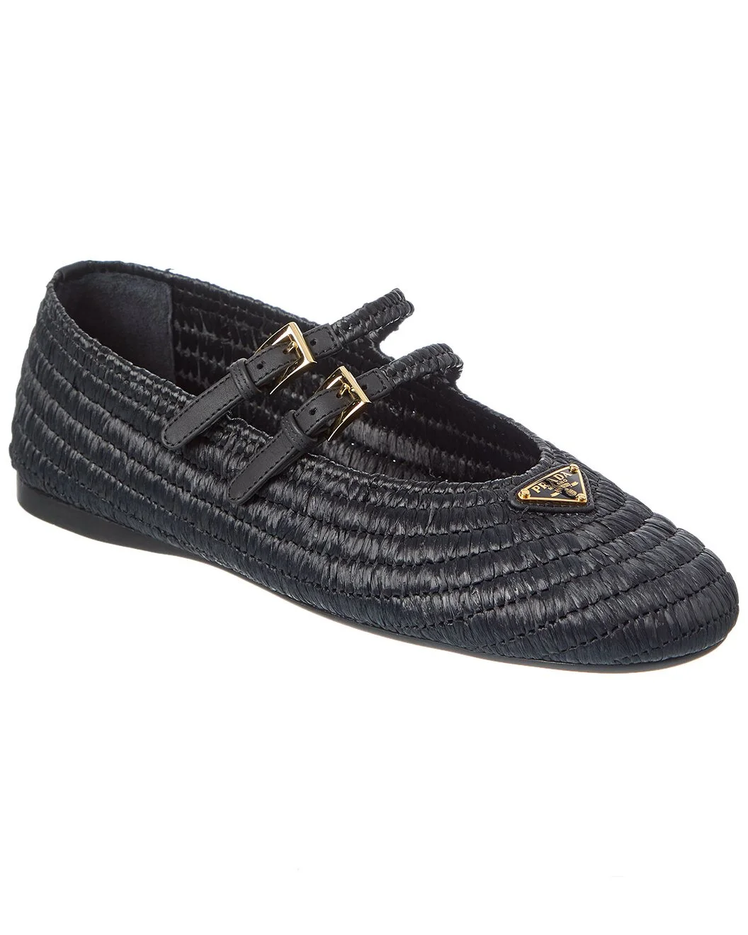 Prada Logo Crochet Ballerina Flat - 1