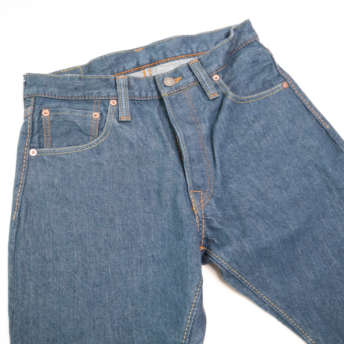 SMBL-019 14oz Relax Taper Smokey Blue - 6