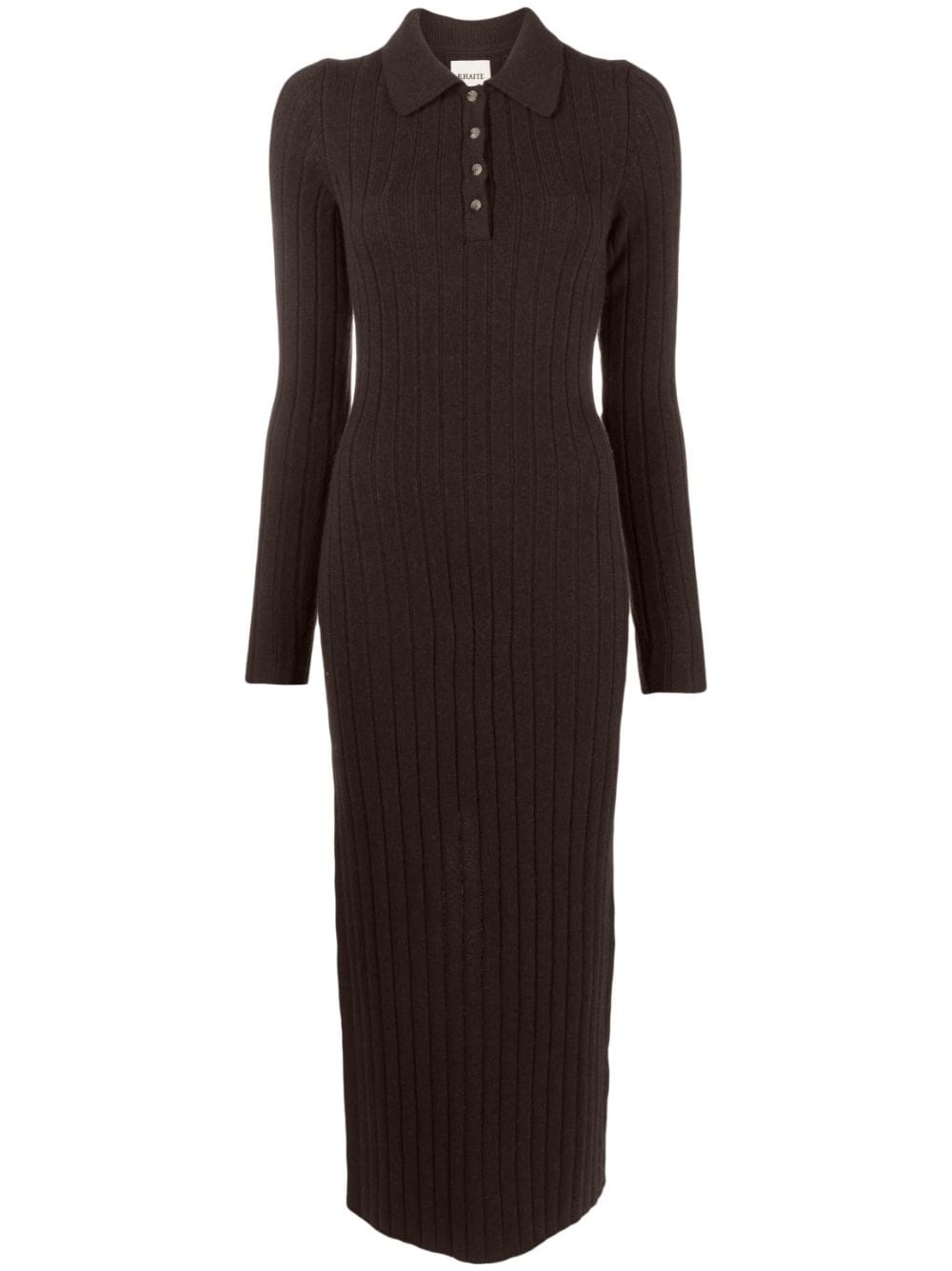 ribbed cashmere dress - 1