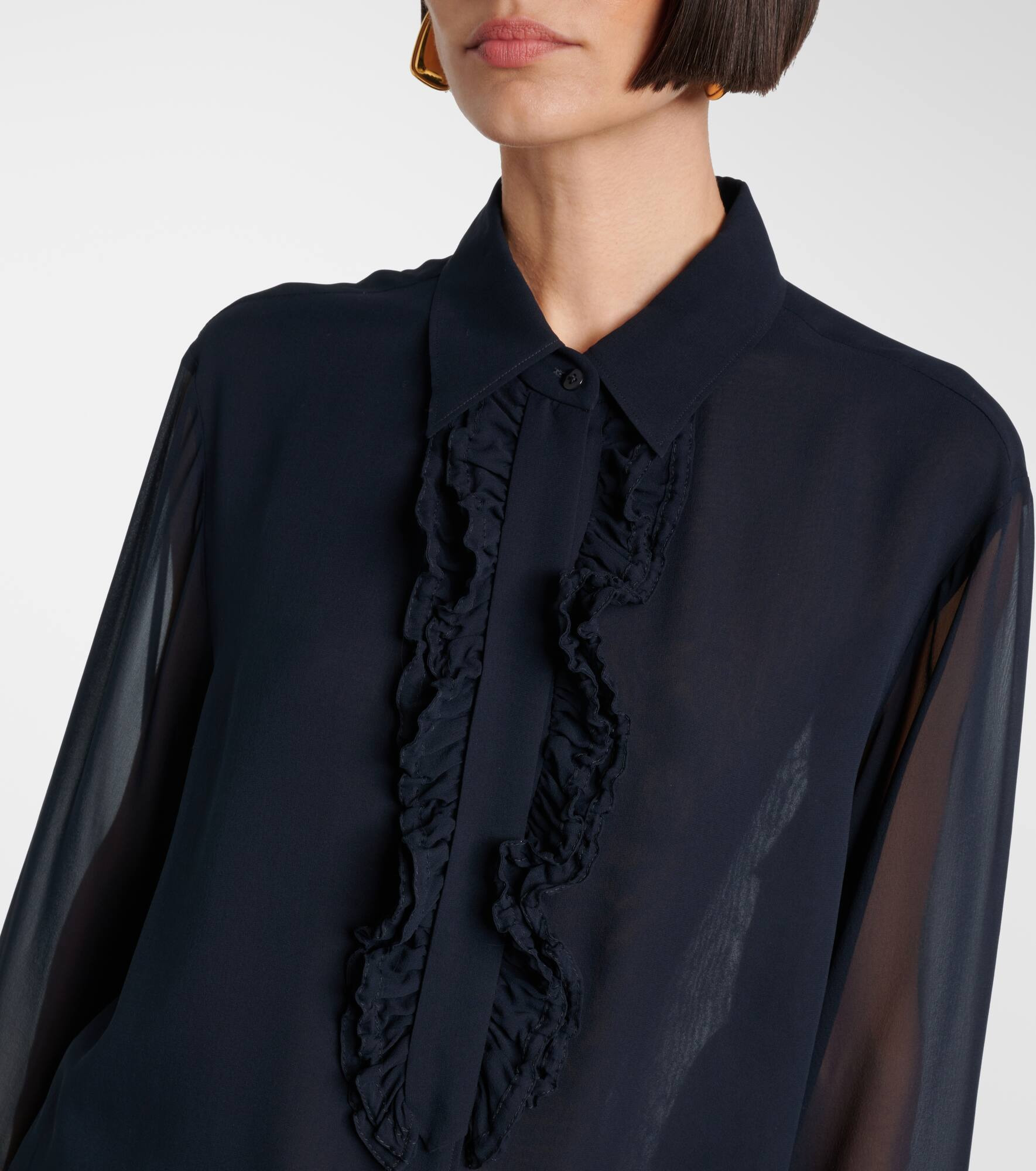 Sheer Dreams silk chiffon blouse - 4