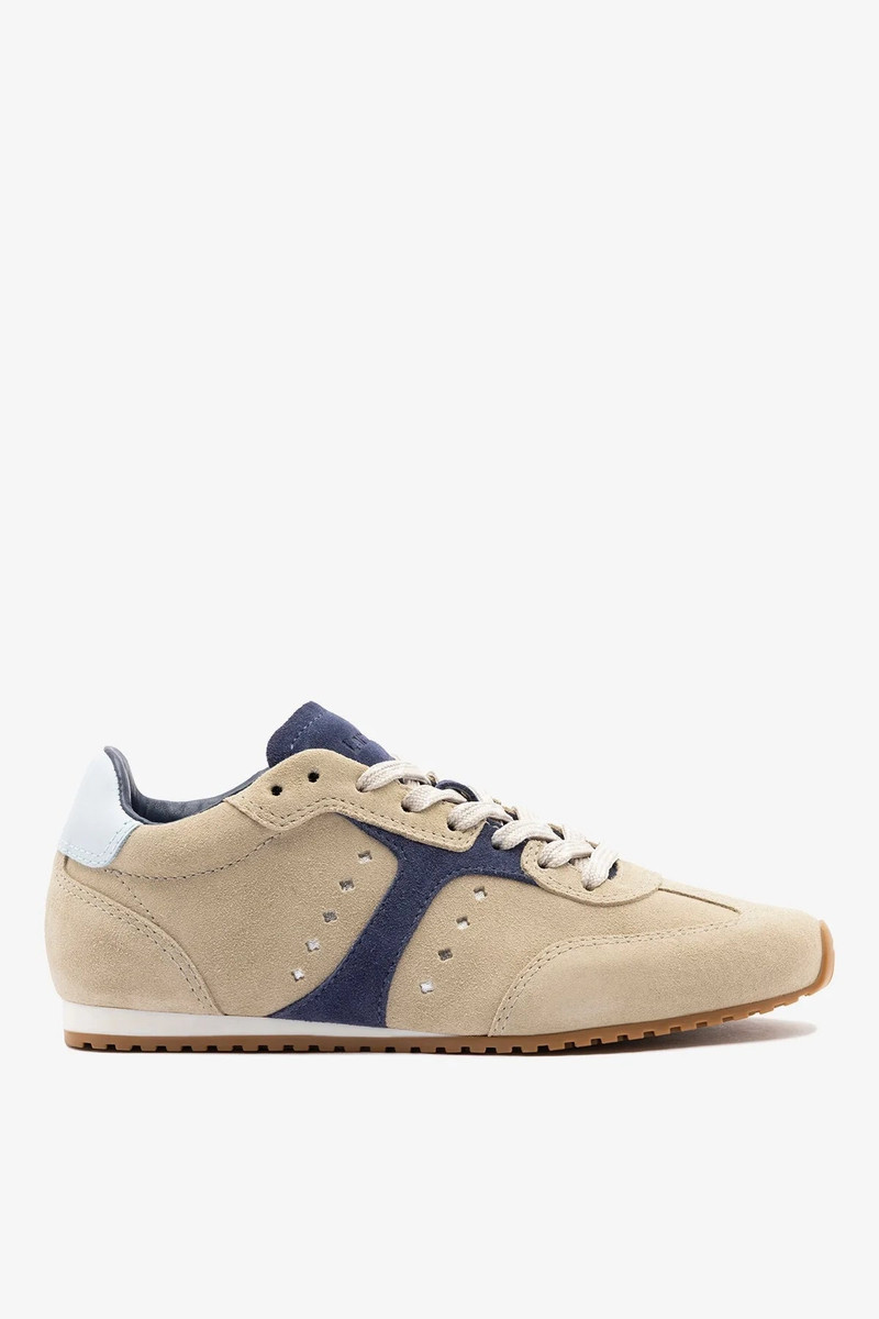 Stella Sneaker Oyster Gray Suede 1