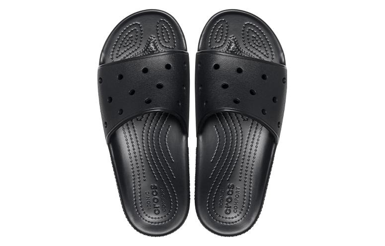 Crocs Classic Slippers Black Unisex 206121-001 - 5