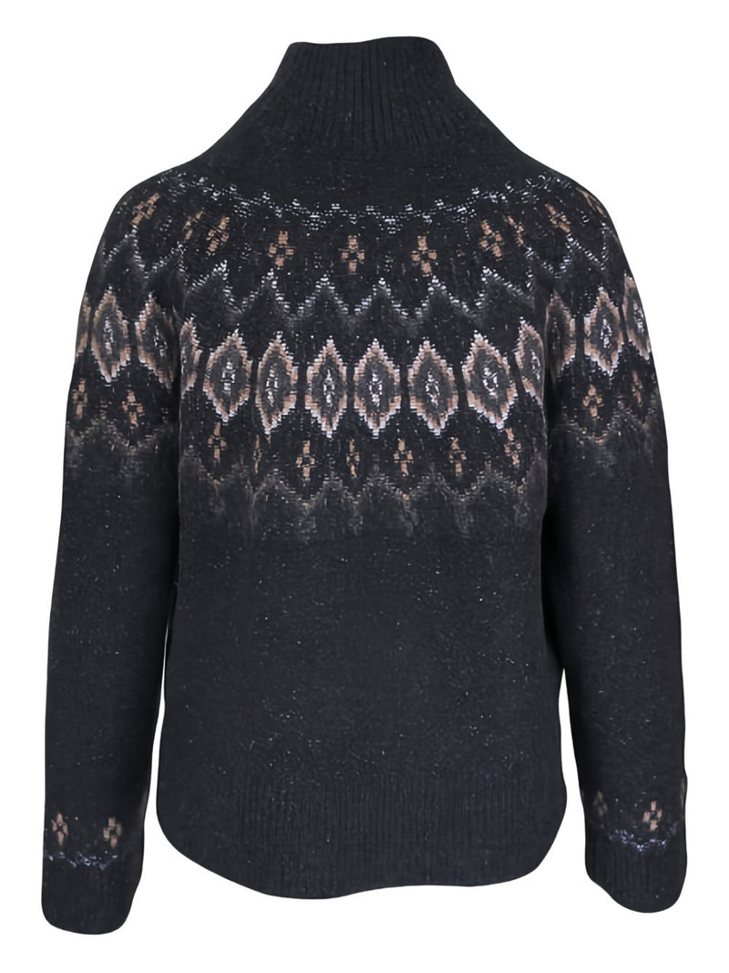 Vince Donegal Fair Isle patterned sweater outlook