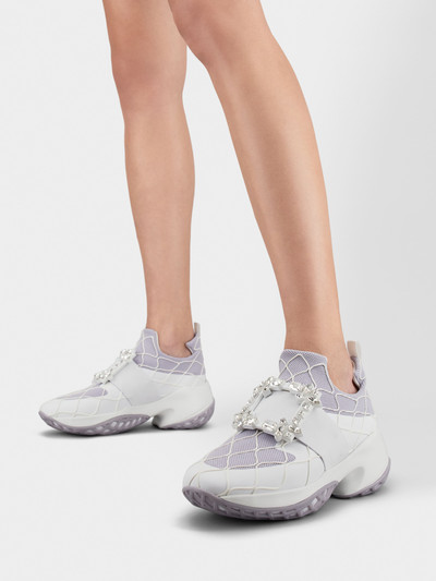 Roger Vivier Viv' Run Technical Strass Buckle Sneakers in Technical Fabric outlook