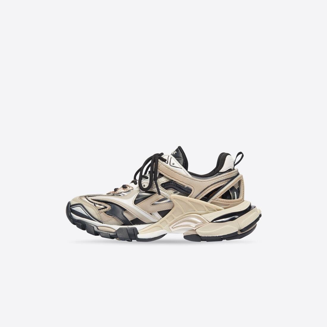 Women's Track.2 Sneaker in Beige/black - 4