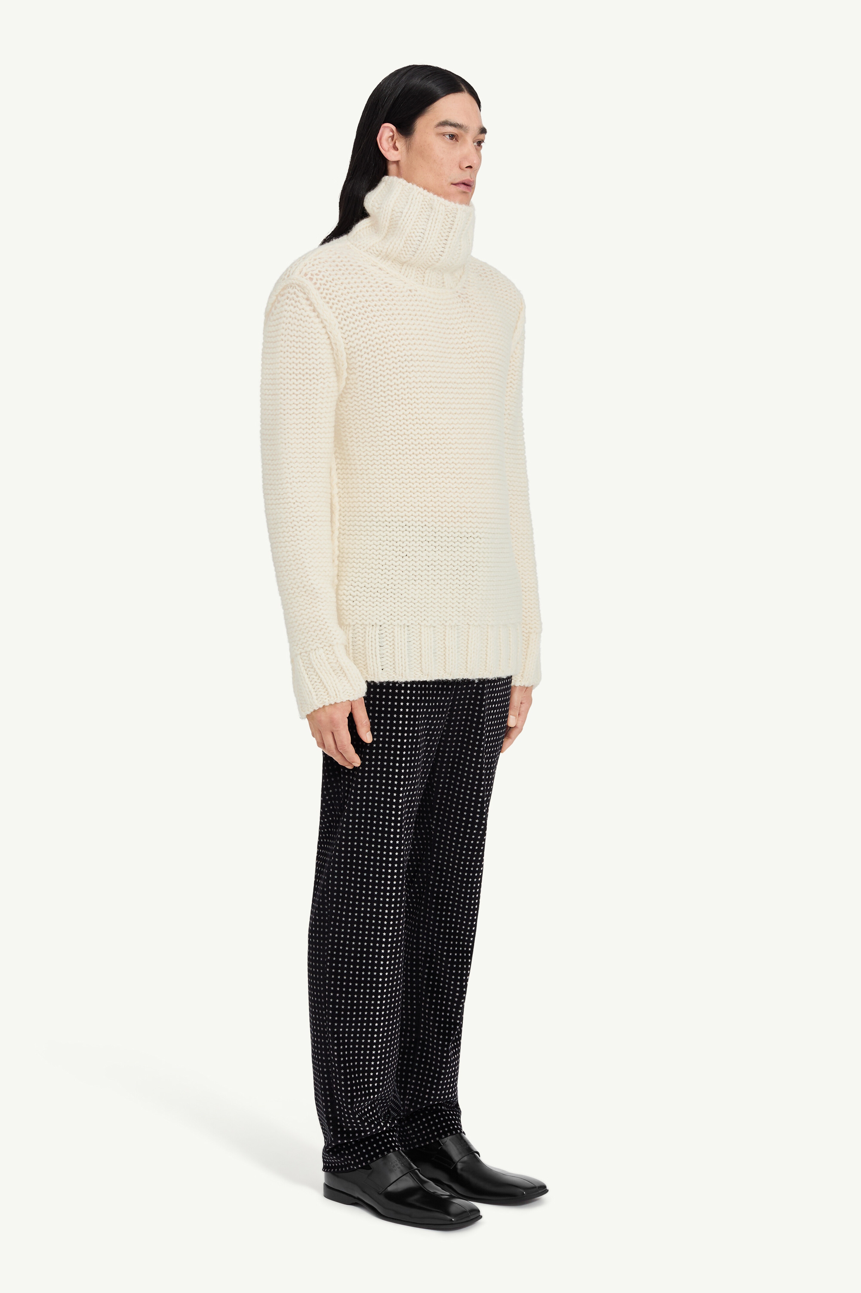 Chunky wool turtleneck jumper - 3