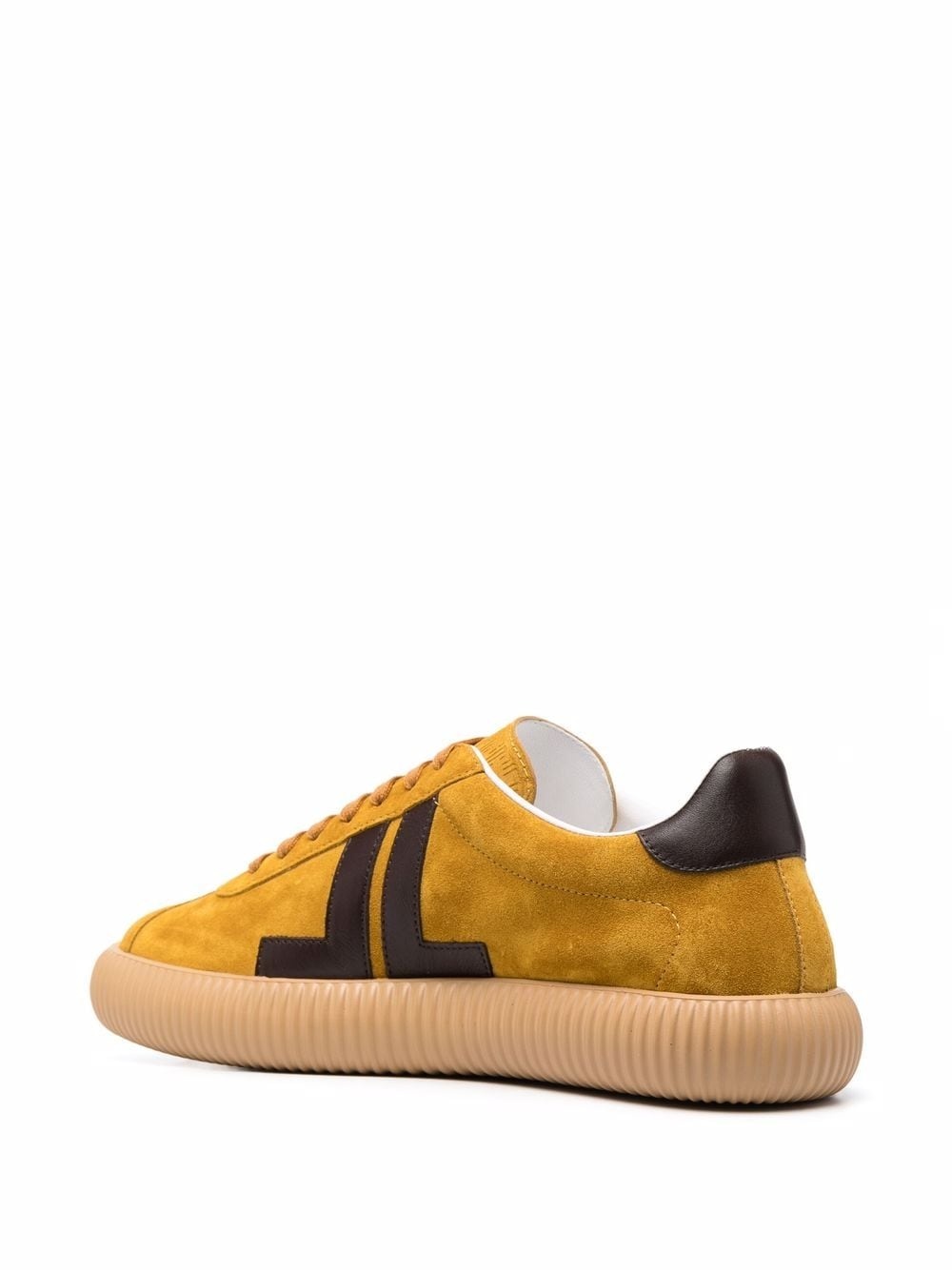 Glen logo-patch low-top sneakers - 3
