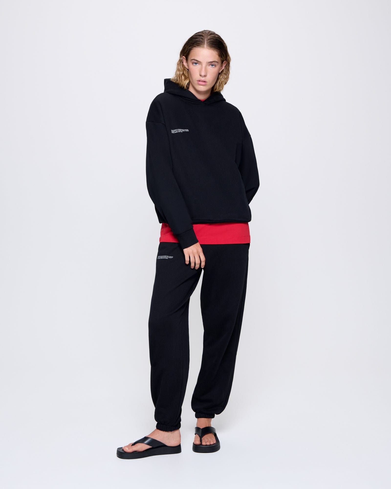 Womens 365 Midweight Track Pants - Black - 2
