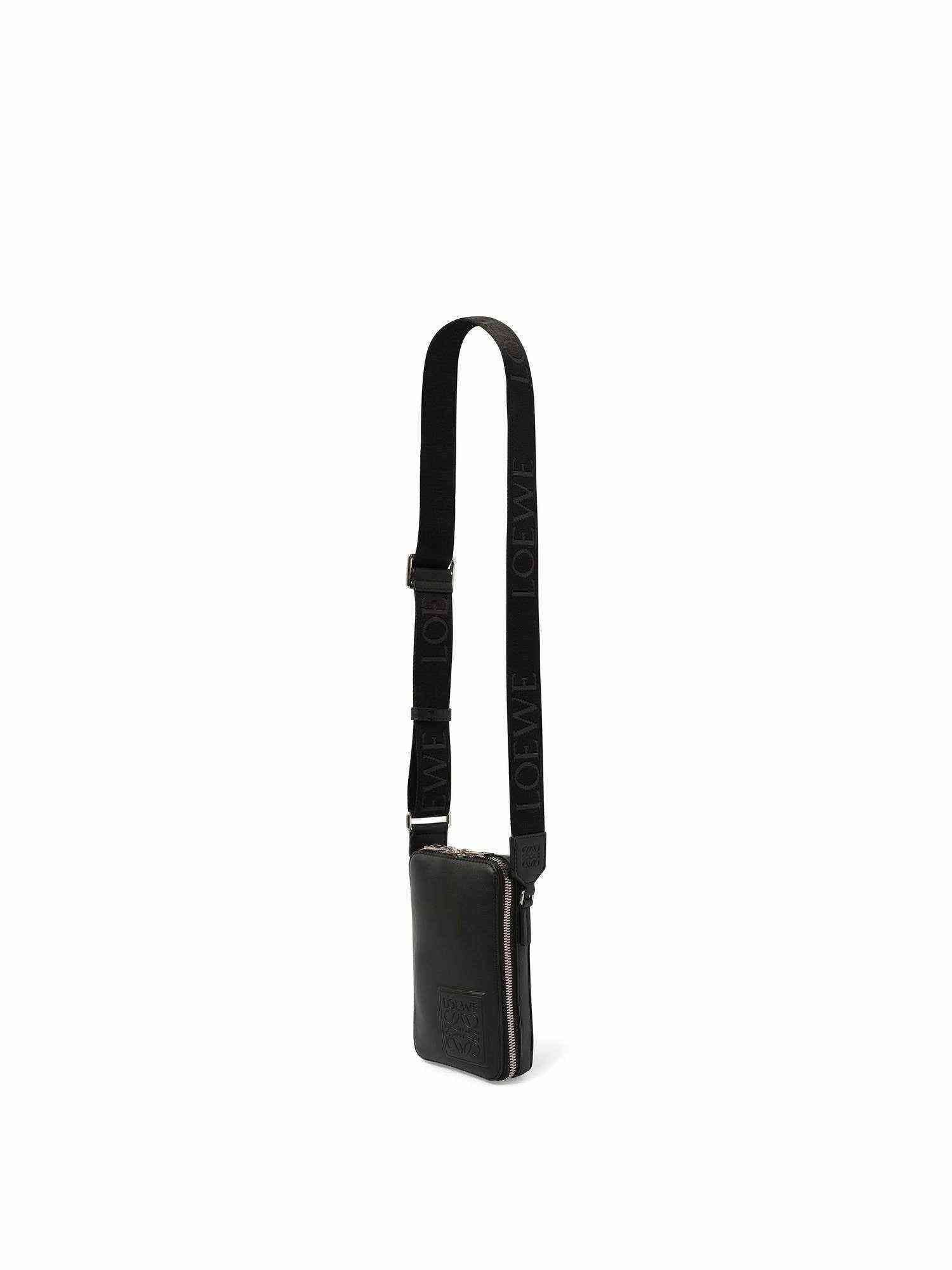 New Vertical Crossbody Pocket in Black - 6